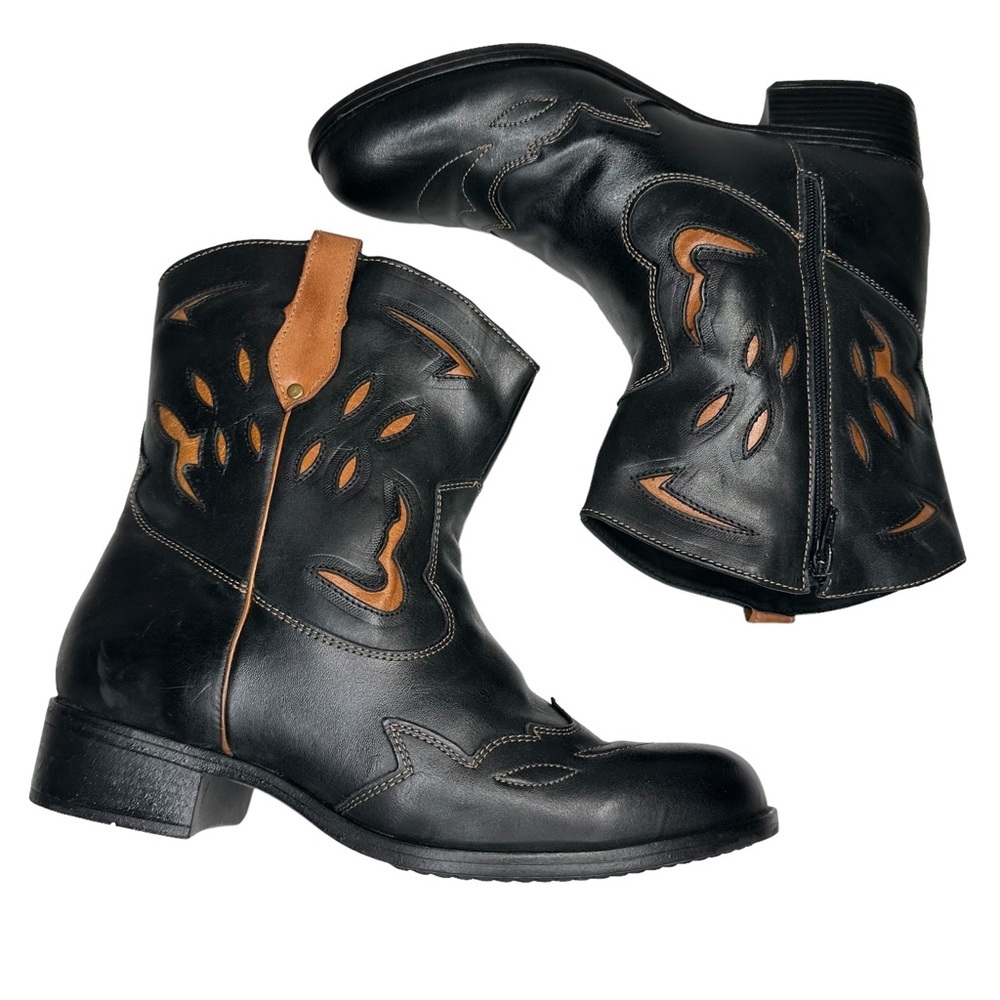 🇧🇷Brazilian leather WESTERN LEATHER COUNTRY BOOT  SZ: 10 1/2